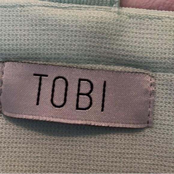 Tobi Crop Top Size Small - Mint Green - Picture 4 of 8